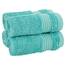 Cotton Paradise Waschlappen für Badezimmer, 33 x 33 cm, 100 % türkische Baumwolle, weiche, saugfähige Luxus-Waschlappen, kleine Handtücher, türkisfarbene Waschlappen