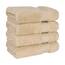 Cotton Paradise Türkische Waschlappen für Badezimmer, 100% Baumwolle, weich, saugfähig, kleine Handtücher, Flauschige Waschlappen für Körper, beige Waschlappen