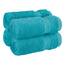 Cotton Paradise Türkische Waschlappen für Badezimmer, 100 % Baumwolle, weich, saugfähig, kleine Handtücher, Waschlappen für Körper, Aquablau, 4 Stück