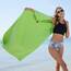 Mikrofaser-Handtuch von RainLeaf Perfektes Sport-, Reise- & Strandtuch. Schnell trocknend – Sehr saugfähig – Ultrakompakt. Geeignet für Camping, Fitnesstudio, Strand, grün, Small (40 x 80 cm)