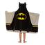 Franco Kinder Badetuch mit Kapuze, Baumwolle und Frottee, 61 x 127 cm, Batman