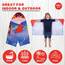 Franco WB The Flash Movie DC Comics Kapuzenhandtuch für Kinder, für Bad/Pool/Strand, weiche Baumwolle, Frottee, 61 x 127 cm
