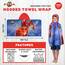 Franco WB The Flash Movie DC Comics Kapuzenhandtuch für Kinder, für Bad/Pool/Strand, weiche Baumwolle, Frottee, 61 x 127 cm