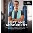 Tough Outfitters Schwimmhandtuch, schnell trocknend, PVA-Handtuch, Shammies, Chamois, Aqua Large – 66 x 43 cm