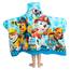 Franco Badetuch und Strandtuch für Kinder, weicher Baumwoll-Frottee, 61 x 127 cm, Paw Patrol Blau