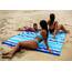 Elite Trend Mikrofaser-Strandtuch für Reisen: Übergröße XL 198 x 99 cm, 160 180 schnell trocknend, leicht, Dusch- und Körperhandtücher, sandfrei, perfekt (W-Wow Ocean, Family (183 183 cm)