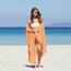 WETCAT Türkisches Strandtuch, 100% Baumwolle, sandfrei, schnell trocknend, extra groß, leicht, Reisehandtuch für Erwachsene, Strandzubehör, Geschenk (Orange, 96,5 x 180,3 cm)