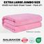 SALBAKOS Ökologisches Badetuch aus türkischer Baumwolle für Luxushotel und Wellnessbereich 12 Stück 40" x 80" Badetuch Rosa