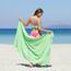 WETCAT Türkisches Strandtuch, 100% Baumwolle, sandfrei, schnell trocknend, extra groß, leicht, Reisehandtuch für Erwachsene, Strandzubehör, Geschenk (Limettengrün, 96,5 x 180,3 cm)
