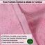 SALBAKOS Ökologisches Badetuch aus türkischer Baumwolle für Luxushotel und Wellnessbereich 12 Stück 40" x 80" Badetuch Rosa