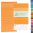 WETCAT Türkisches Strandtuch, 100% Baumwolle, sandfrei, schnell trocknend, extra groß, leicht, Reisehandtuch für Erwachsene, Strandzubehör, Geschenk (Orange, 96,5 x 180,3 cm)
