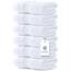 White Classic Weiße Luxushandtücher für Badezimmer-Hotel-Spa-Küche-Set - Reif aus ägyptischer Baumwolle - sehr saugfähig Hotel Quality - 16x30 Zoll - Set aus 6