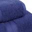 Amazon Basics 6-teiliges set bleichbeständiges Baumwoll-Badehandtuch-Set - marineblau, 137,2 x 76,2 cm, 66,0 x 40,6 cm, 30,5 x 30,5 cm