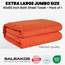 SALBAKOS Luxuriöse Strand- und Badetücher, 100 % türkische Baumwolle, extra groß, 101,6 x 203,2 cm, übergroße Badetücher, Premium-Hotelqualität, dick, weich, saugfähig, türkisches Handtuch (1 Stück