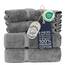 Towel Bazaar Luxus Spa und Hotel Qualität Premium türkisches 8-teiliges Handtuch-Set (2 x Badetücher, 2 x Handtücher, 4 x Waschlappen, grau)