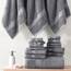 LANE LINEN Luxuriöses Badezimmer-Handtuch-Set, 100 % merzerisierte Baumwolle, superweich, flauschig und sehr saugfähig, 4 große Badetücher, 8 Waschlappen, 6 Handtücher, vorgeschrumpft