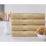 Cotton Craft Simplicity Ringspun Cotton Set of 7 Lightweight Bath Towels, 27 inch x 52 inch, Linen