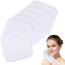 SINLAND 6 Stück Mikrofaser Gesichtstücher Waschbar Abschminktücher schnell trocknend Waschlappen saugfähig Gesichtsreinigungstücher weiches Make up Entferner Tücher 20 x 20 cm Weiß