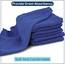 SIMPLI-Magic Cotton Shop Handtücher 35,6 x 30,5 cm (150 Stück) – Wiederverwendbare Reinigungstücher für Autos, Industrie, Garage und Häuser (blau)