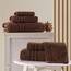 Hawmam Linen Brown 6-teiliges Badetuch-Set für Badezimmer, Originale türkische Baumwolle, weich, saugfähig und hochwertig, 2 Badetücher, 2 Handtücher, 2 Waschlappen
