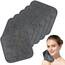 SINLAND 6 Stück Mikrofaser Gesichtstücher Waschbar Abschminktücher schnell trocknend Waschlappen saugfähig Gesichtsreinigungstücher weiches Make up Entferner Tücher 20 x 20 cm Grau