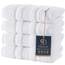 Qute Home 4-teiliges Handtuch-Set, 100% türkische Baumwolle, Premium-Qualität, Handtücher für Badezimmer, schnell trocknend, perfekt für den täglichen Gebrauch, Set beinhaltet 4 Handtücher (weiß)