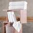 Hammam Linen 6-teiliges Original türkische Baumwolle weich, saugfähig und Premium Handtücher Set für Bad und Küche 2 Badetücher, 2 Handtücher, 2 Waschlappen (weiß, Badetuch Set 6-teilig)