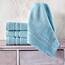 Hammam Linen Hellblaue Handtücher 4er-Pack – 16 x 29 türkische Baumwolle Premium Qualität Weich und Saugfähig Kleine Handtücher für Badezimmer
