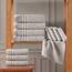 Hammam Linen Ice Silver Badetücher, 4er-Pack, 68 x 137 cm, weich und saugfähig, Premium-Qualität, perfekt für den täglichen Gebrauch, 100% Baumwolle, 600 g/m²
