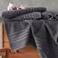 Hammam Linen Jumbo-Badetücher, 2er-Pack, 89,9 x 178,8 cm, weich und saugfähig, Premium-Qualität, 100% Baumwolle, kühles Grau, Badetuch.