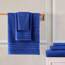 Hammam Linen Navy Blue 6 Pack Bath Towels Sets Linen for Bathroom Original Türkische Baumwolle Weich, Saugfähig und Premium 2 Bad, 2 Hand, 2 Waschlappen