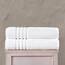 Hammam Linen Jumbo-Badetücher, 2er-Pack, 89,9 x 177,8 cm, weich und saugfähig, Premium-Qualität, 100% Baumwolle, Handtücher (weiß, Badetuch)