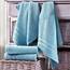 Hammam Linen Hellblaue Handtücher 4er-Pack – 16 x 29 türkische Baumwolle Premium Qualität Weich und Saugfähig Kleine Handtücher für Badezimmer