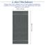 Dan River 6er-Pack Premium-Handtücher (40,6 x 71,1 cm) – 100% Baumwolle, ultraweich, leicht, sehr saugfähige Handtücher für Badezimmer, Spa, Fitnessstudio, Salon, Hotel und Reisen – 550 g/m² – Grau