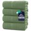 DAN RIVER Badetuch aus 100 % Baumwolle, weich, groß, Badetuch, sehr saugfähig, für den täglichen Gebrauch, ideal für Pool, Zuhause, Fitnessstudio, Spa, Hotel, Badetuch-Set 68.6 x 137.2 cm, 600 g/m²