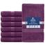 Dan River 6er-Pack Premium-Handtücher (40,6 x 71,1 cm) – 100% Baumwolle, ultraweich, leicht, sehr saugfähige Handtücher für Badezimmer, Spa, Fitnessstudio, Salon, Hotel und Reisen – 550 g/m² – Purple