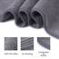 JML Mikrofaser-Handtücher, Badetuch-Sets (68,6 x 139,7 cm) – extra saugfähig, schnell trocknend, vielseitig einsetzbar für Bad, Schwimmen, Fitness, Sport, Yoga, Grau, Gelb, Grün, 6 Stück