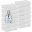 Dan River Premium-Waschlappen für Ihr Gesicht, 100% Baumwolle, 550 g/m², sehr saugfähige Gesichtshandtücher für Körper, Dusche, Badezimmer, 12 Stück, (30,5 x 30,5 cm, weiß)