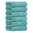 Jml Mikrofaser-Badetücher, Badetuch, 6er-Pack (76,2 x 152,4 cm), übergroß, weich, super absorbierend und schnell trocknend, vielseitig einsetzbar für Sport, Fitness, Yoga, grünes Blumenmuster