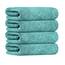 Jml Mikrofaser-Badetücher, Badetuch, 4er-Pack (76,2 x 152,4 cm), übergroß, weich, super absorbierend und schnell trocknend, vielseitig einsetzbar für Sport, Fitness, Yoga, grünes Blumenmuster