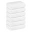 JML Badetücher, großes Mikrofaser-Badetuch-Set, 6 Stück, 76,2 x 152,4 cm, weiche, saugfähige Mikrofaser-Körpertücher für Erwachsene, Weiß