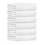 JML Badetücher, großes Mikrofaser-Badetuch-Set, 6 Stück, 76,2 x 152,4 cm, weiche, saugfähige Mikrofaser-Körpertücher für Erwachsene, Weiß