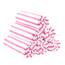 JML Mikrofaser-Badetücher, übergroße Handtuch-Sets, 68.6 x 139.7 cm, extra saugfähig, schnell trocknend und antibakteriell, Sporthandtuch, Yoga-Handtuch 6 Pack-stripepink