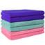 JML Mikrofaser-Handtücher, Badetuch-Sets (68,6 x 139,7 cm) – extra saugfähig, schnell trocknend, vielseitig einsetzbar für Bad, Schwimmen, Fitness, Sport, Yoga, Dunkelblau/Grün/Rosa, 6 Stück