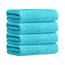 JML Handtücher, großes Mikrofaser-Badetuch-Set, 4 Stück, 68,6 x 139,7 cm, weich, super saugfähig, schnell trocknend, für Schwimmen, Pool, Fitness, Sport, Yoga – Himmelblau