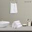 LANE LINEN 12-teiliges Waschlappen, Badezimmer-Set, 100 % Baumwolle, sehr saugfähig, Waschlappen in Premium-Spa- und Hotelqualität, Weiß