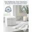 LANE LINEN 6-teiliges Waschlappen-Badezimmer-Set, 100 % Baumwolle, sehr saugfähig, Waschlappen in Premium-Spa- und Hotelqualität, Weiß