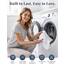 LANE LINEN 6-teiliges Waschlappen-Badezimmer-Set, 100 % Baumwolle, sehr saugfähig, Waschlappen in Premium-Spa- und Hotelqualität, Weiß