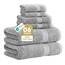 Lane Linen Luxus-Badetücher-Set aus 100 % merzerisierter Baumwolle, Ringgesponnen-Technologie, 2 Badetücher, 2 Waschlappen, 2 Handtücher, geeignet für alle Hauttypen, einschließlich empfindlicher Haut