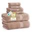 LANE LINEN Luxus-Badetücher-Set aus 100% merzerisierter Baumwolle, Ringgesponnen-Technologie, 2 Badetücher, 2 Waschlappen, 2 Handtücher, geeignet für alle Hauttypen, einschließlich empfindlicher Haut